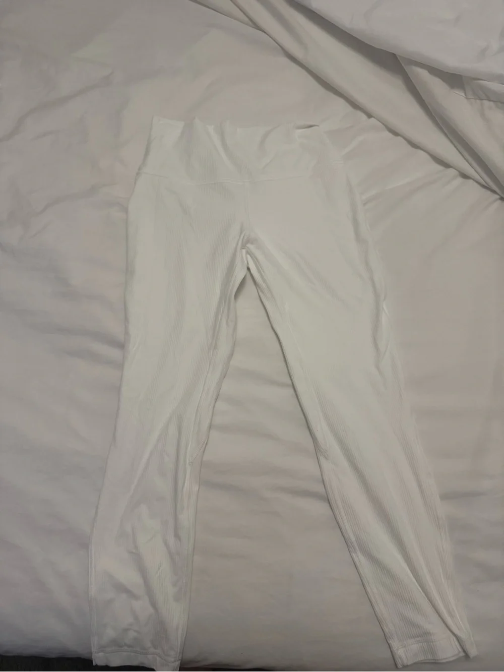 lululemon athletica White Ribbed Active Leggings